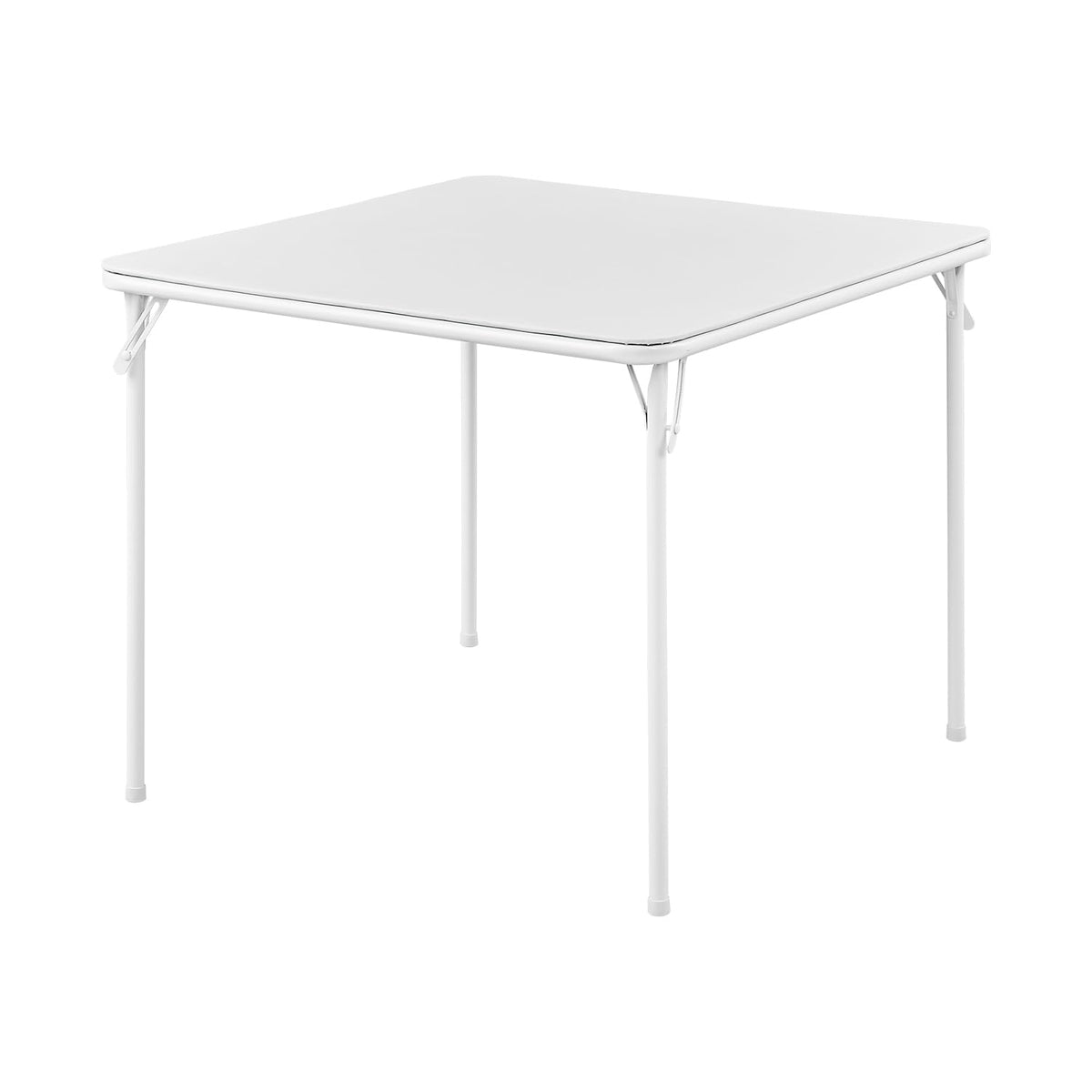 Square Folding Table with Collapsible Legs White B55960
