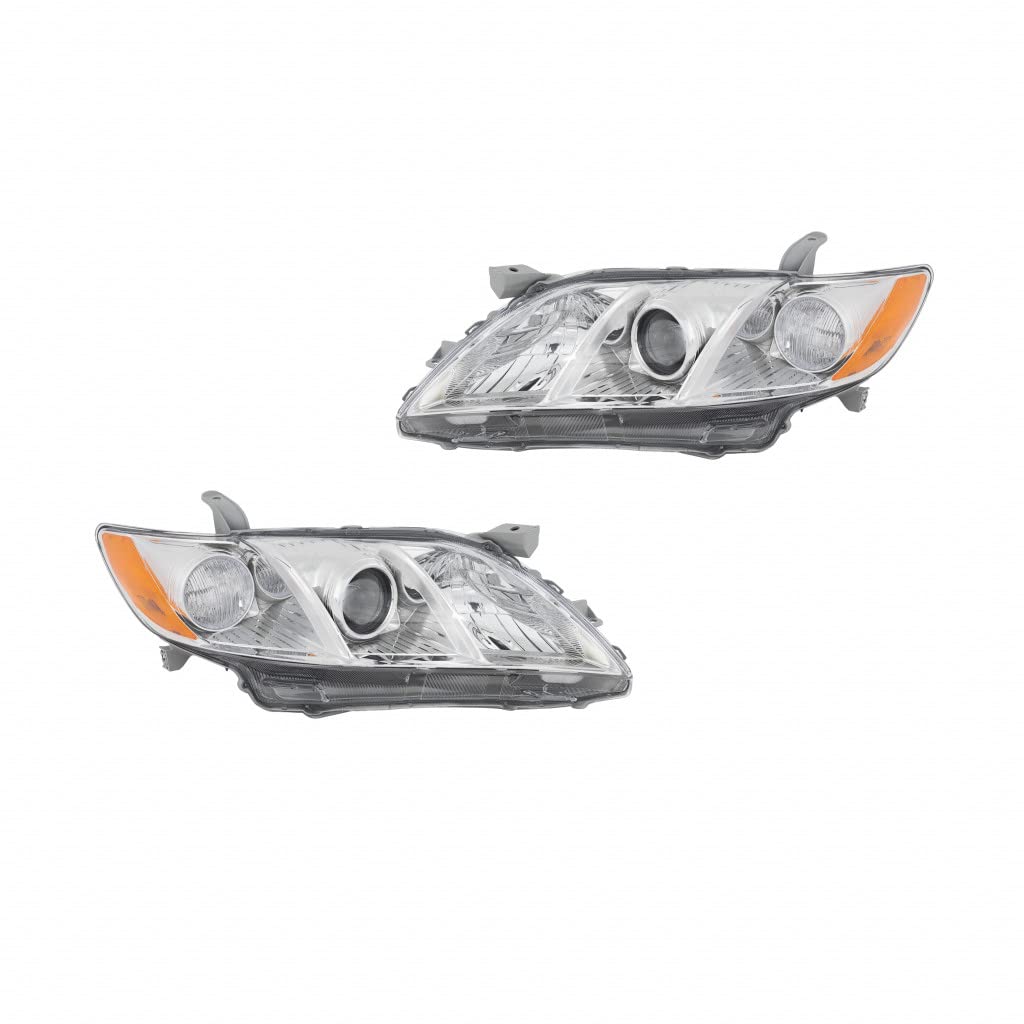 Toyota Camry Headlight Unit Pair Driver and Passenger Side Replacement D173767
