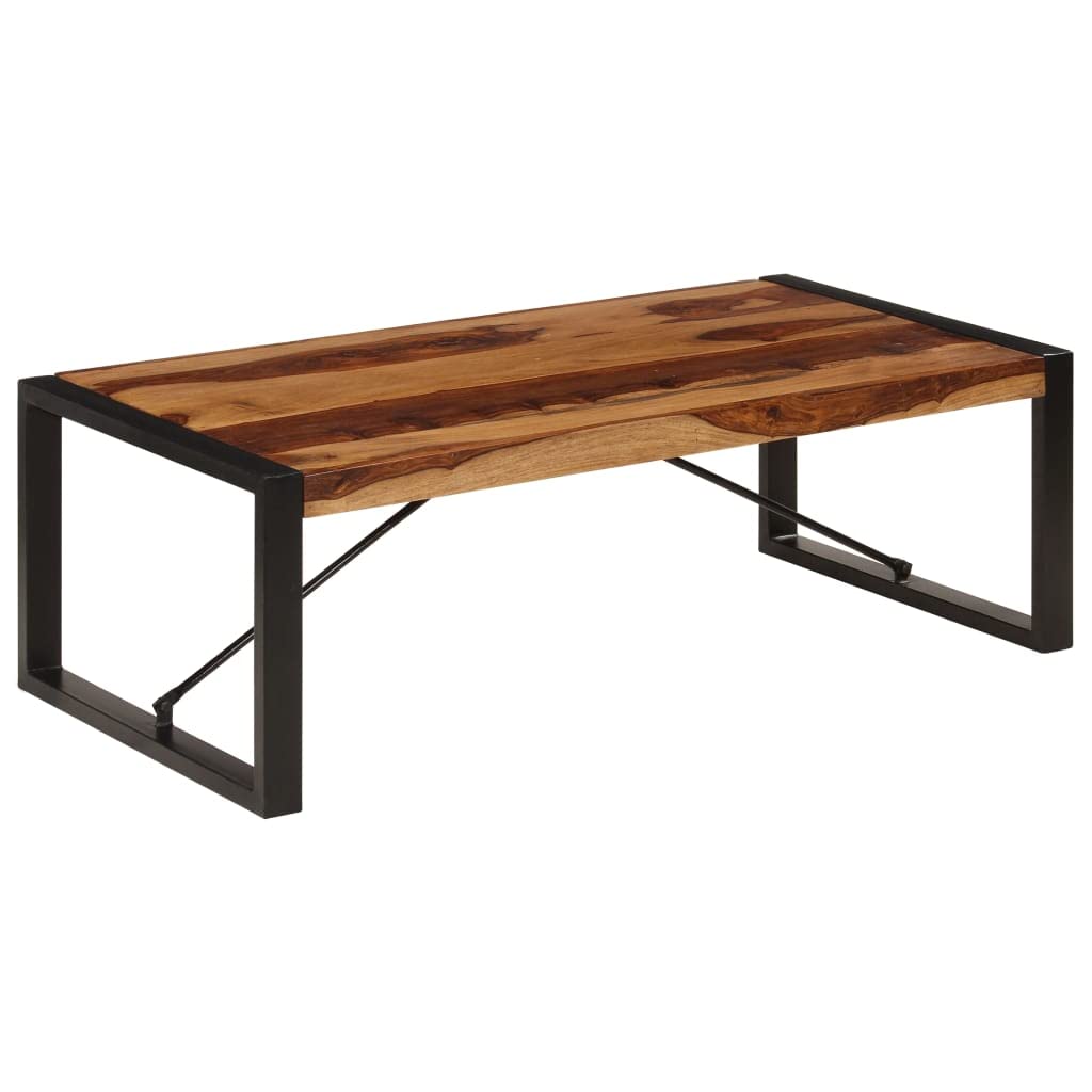 Brown Solid Sheesham Wood Coffee Table X37219