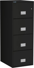 Black 4-Drawer Legal Fireproof File Cabinet K2124