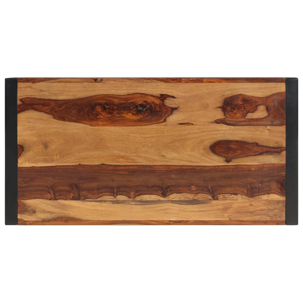 Brown Solid Sheesham Wood Coffee Table X37219