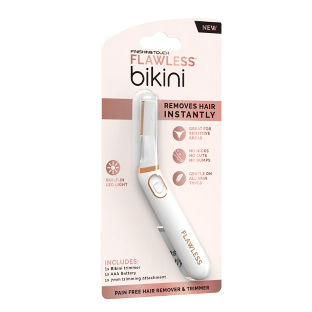 Bikini Trimmer & Hair Remover with LED Light R7820