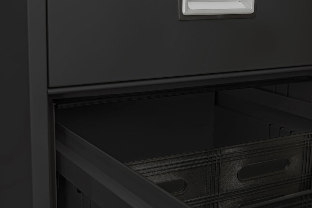 Black 4-Drawer Legal Fireproof File Cabinet K2124