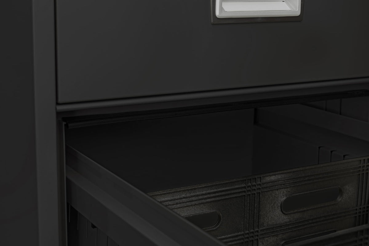 Black 4-Drawer Legal Fireproof File Cabinet K2124