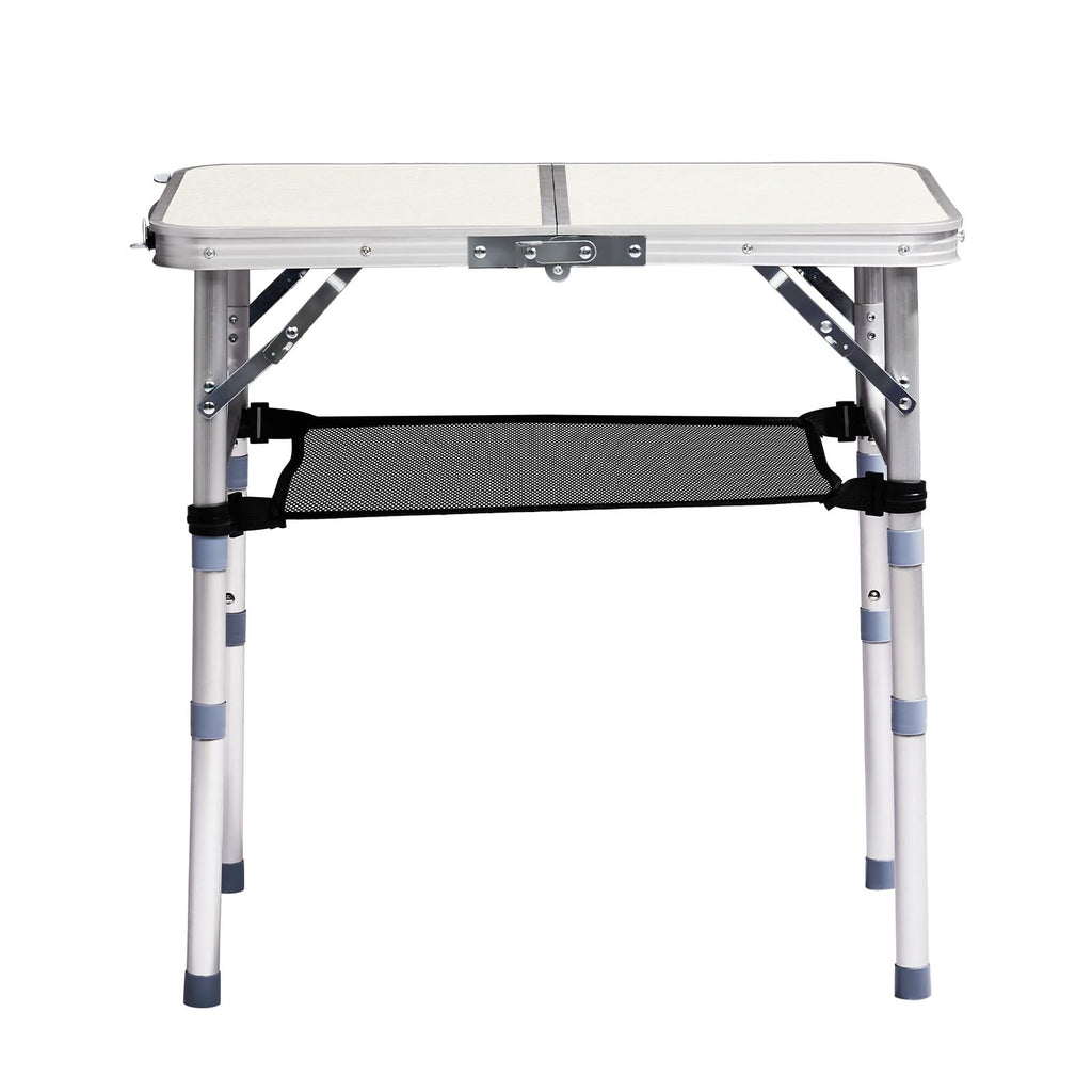 White 2ft Aluminum Folding Picnic Table W432