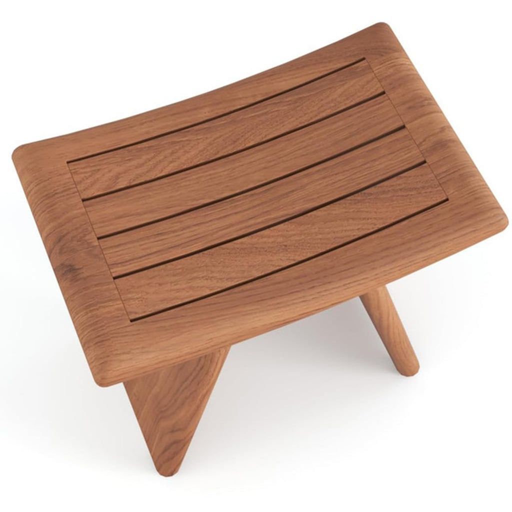 18" Slatted Teak Shower Bench D524