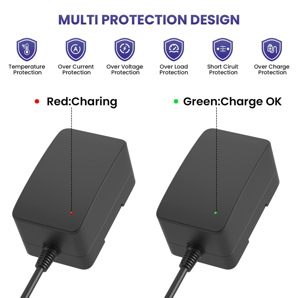 24V Electric Scooter Charger 3-Prong Inline Female Power Cord A82140