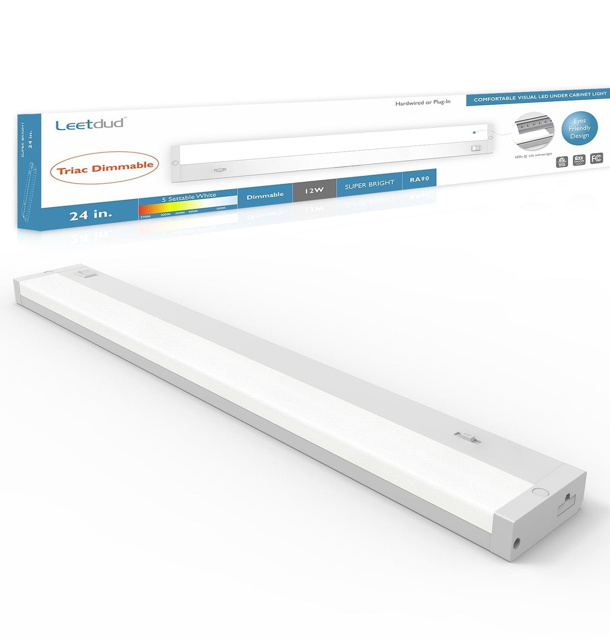24 Inch 12W Dimmable LED Under Cabinet Lighting A73620