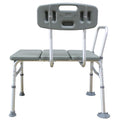 Bath Shower Transfer Bench with Backrest & Padded Armrest G24484
