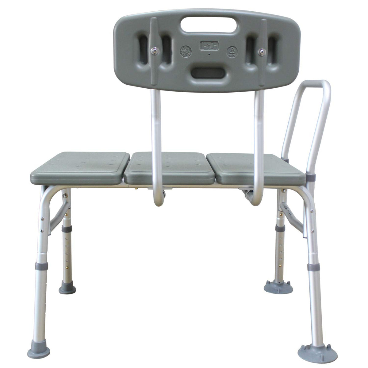 Bath Shower Transfer Bench with Backrest & Padded Armrest G24484