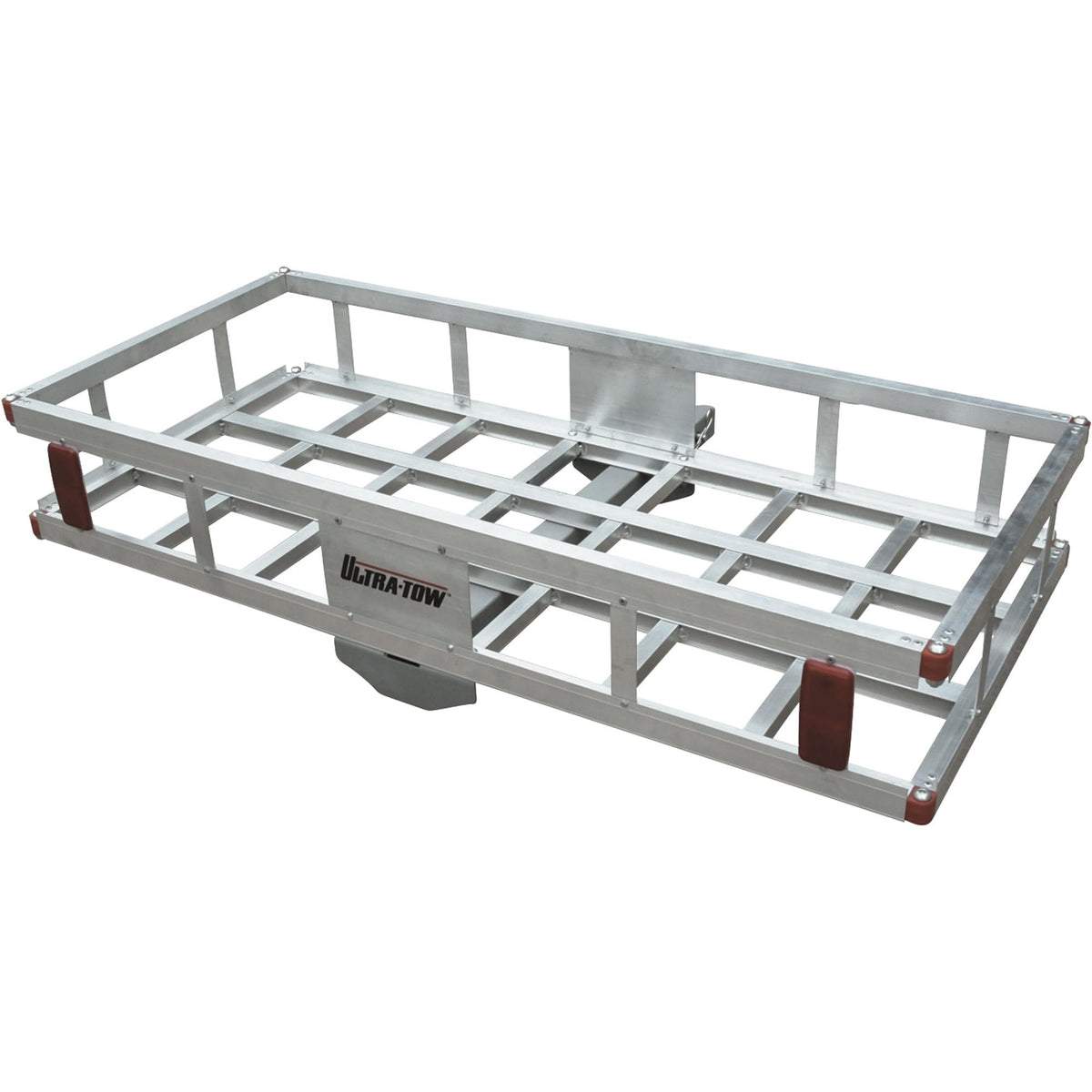 Aluminum Hitch Cargo Carrier 500-Lb Capacity Silver W3728