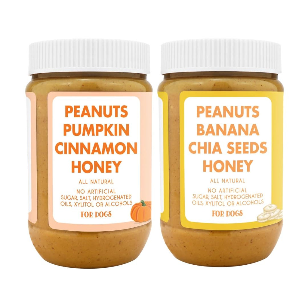 100% All Natural Dog Peanut Butter Set of 2 17oz E408156