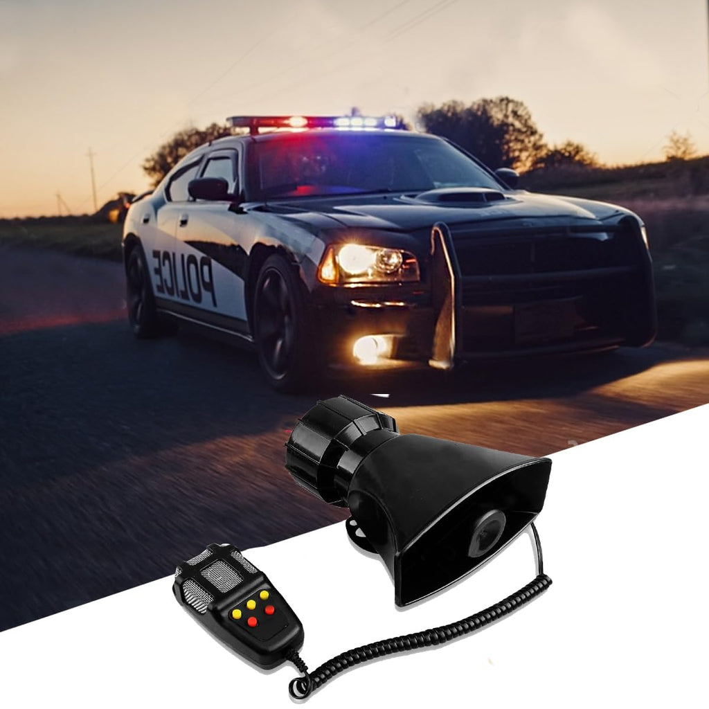 Car Siren Horn with Mic PA Speaker System I856
