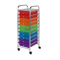 10 Drawer Rolling Cart S4305
