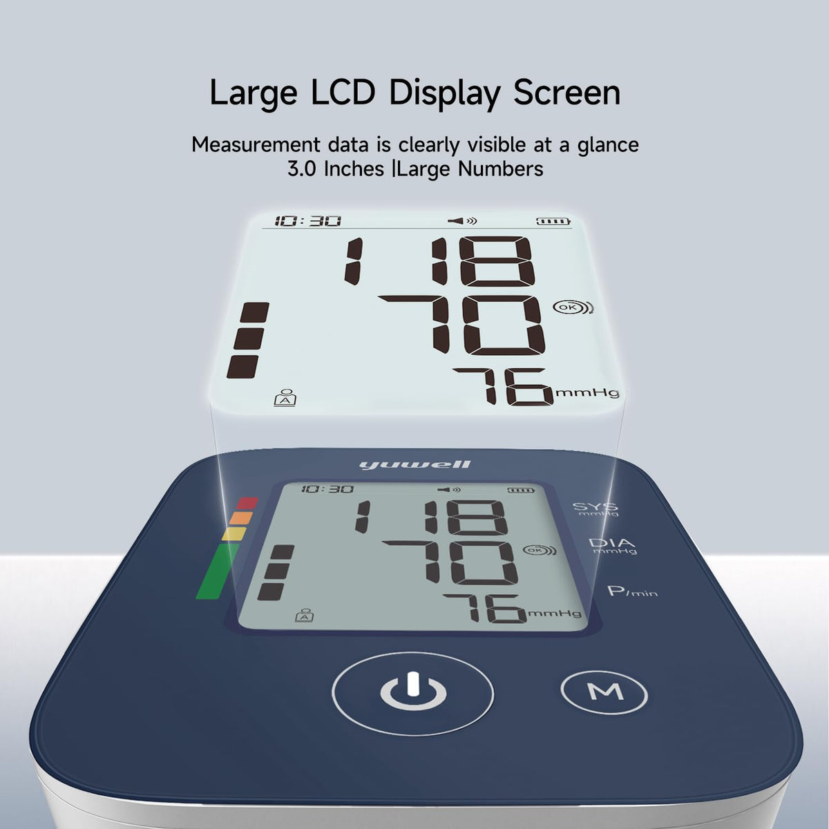 Automatic Upper Arm Blood Pressure Monitor with Adjustable Cuff G92949