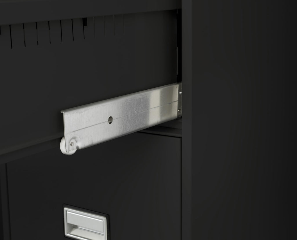 Black 4-Drawer Legal Fireproof File Cabinet K2124