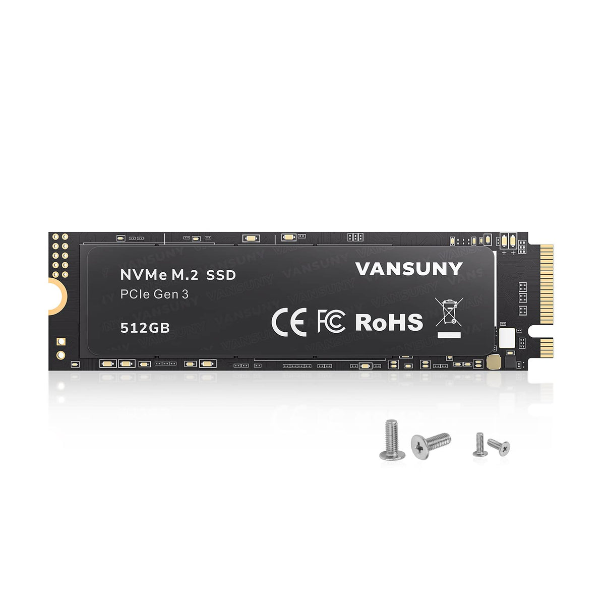 512GB NVMe M.2 Internal Solid State Drive PCIe 3.0 TLC 3D NAND 2280 R580671