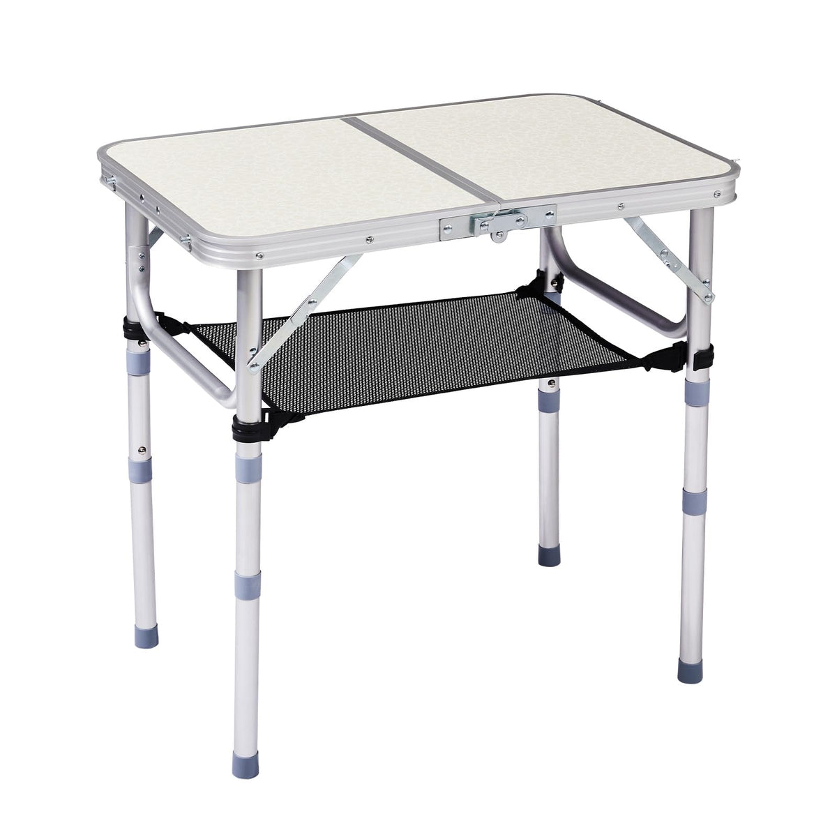 White 2ft Aluminum Folding Picnic Table W432
