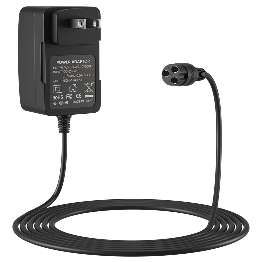 24V Electric Scooter Charger 3-Prong Inline Female Power Cord A82140