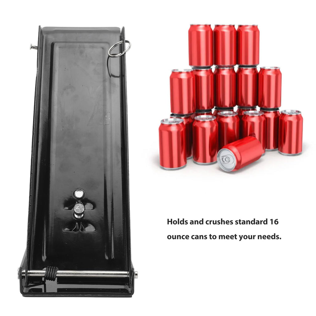 Stainless Steel Heavy Duty Foot Pedal Can Crusher C36451