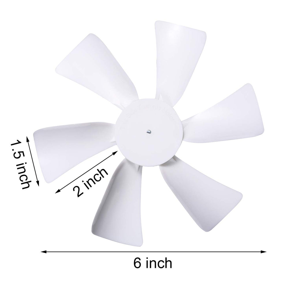 6" RV Vent Fan Blade & 12V Motor Replacement F35062