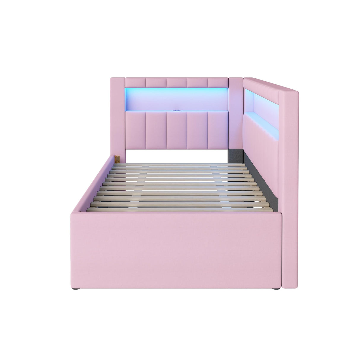 Pink Twin Size Daybed with Trundle K89433