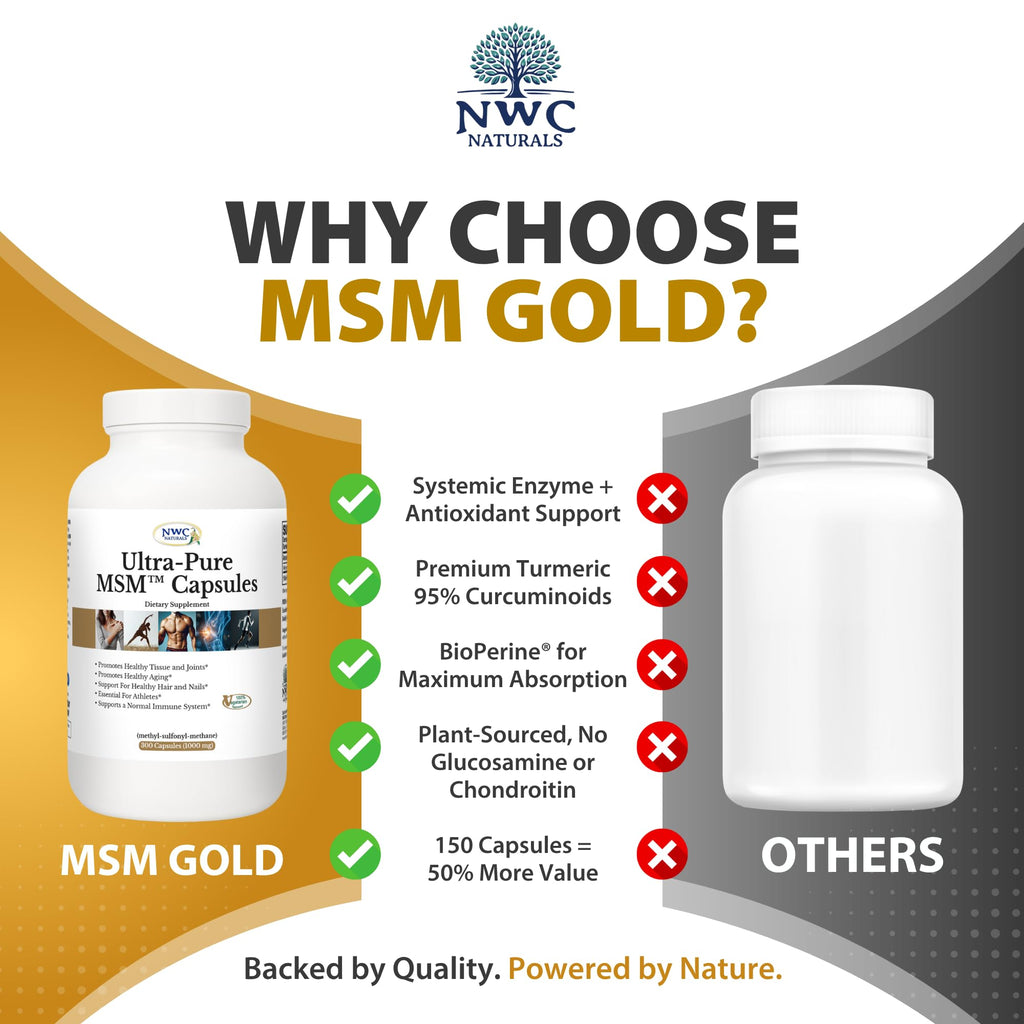 MSM Capsules 1000 mg 300 Count J613175