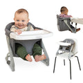Gray Travel Booster High Chair & Seat J202