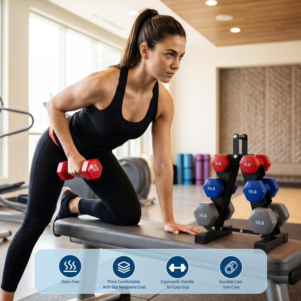Neoprene Dumbbell Set T3002