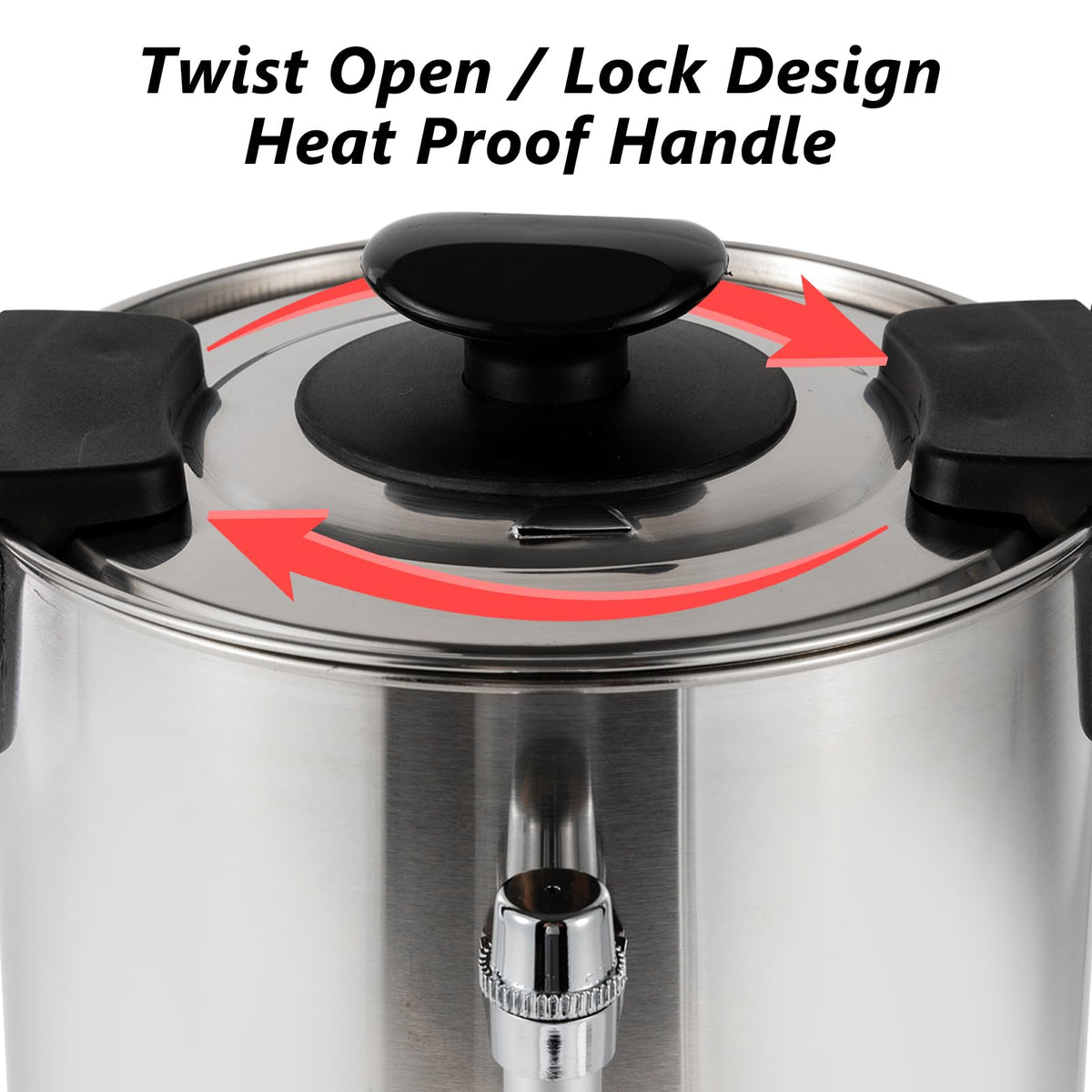 50-Cup Stainless Steel Coffee Urn F205187