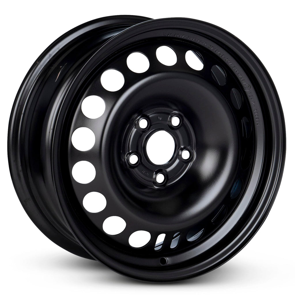 16 Inch Black Painted Steel Rim P11220