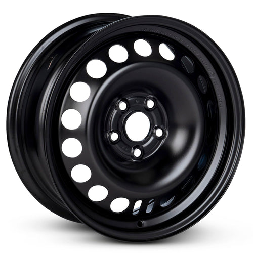 16 Inch Black Painted Steel Rim P11220