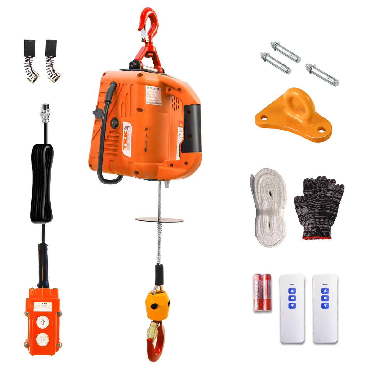 1500W 1100 lb Capacity Electric Hoist G3579