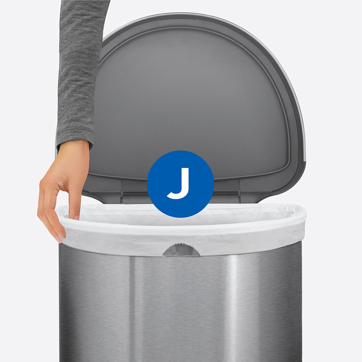 Custom Fit Trash Can Liner, 60 Count, 30-45 Liter D1410