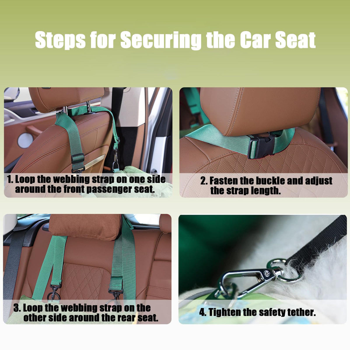 2-in-1 Dog Car Seat H625
