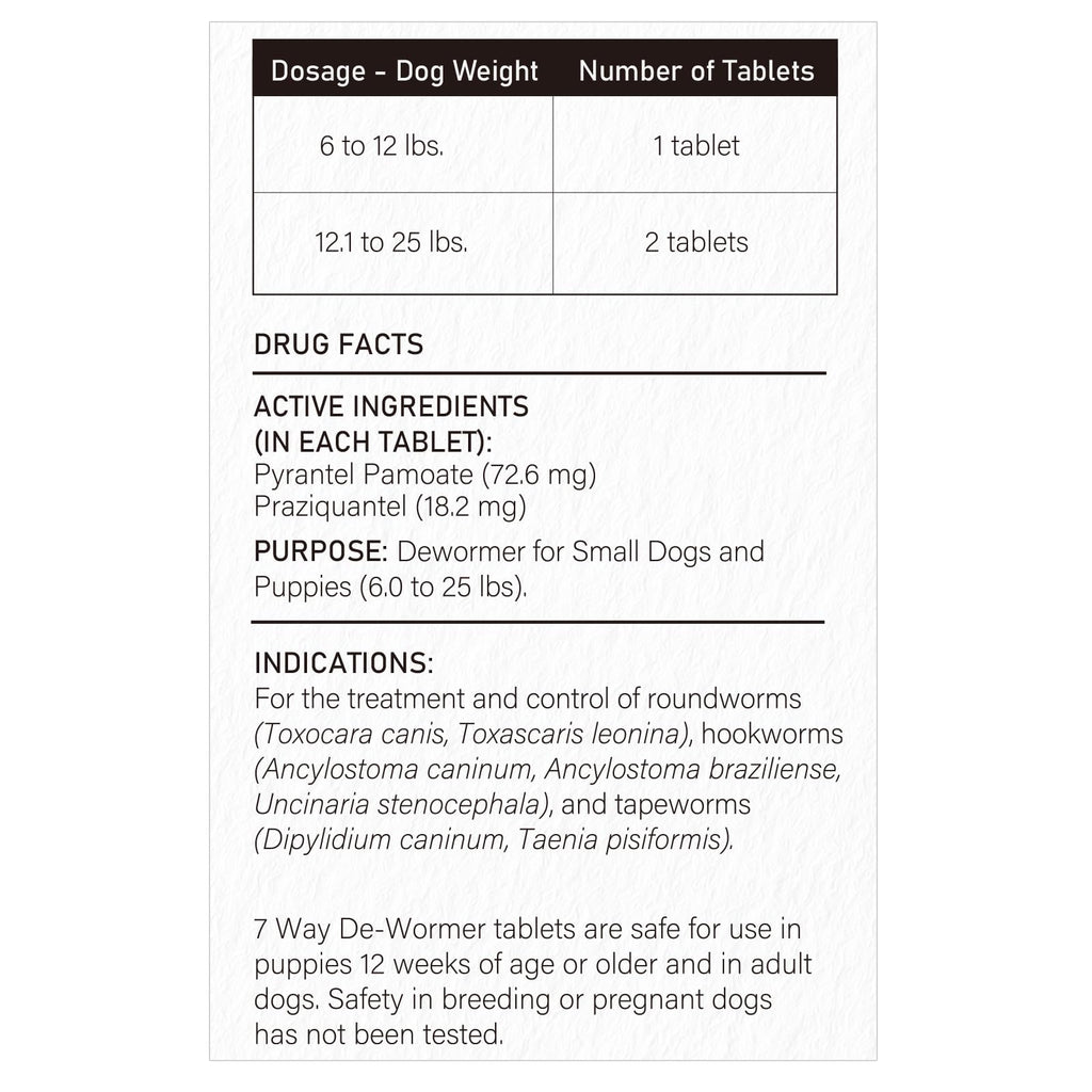 Puppies and Small Dogs Dewormer Chewables I431906