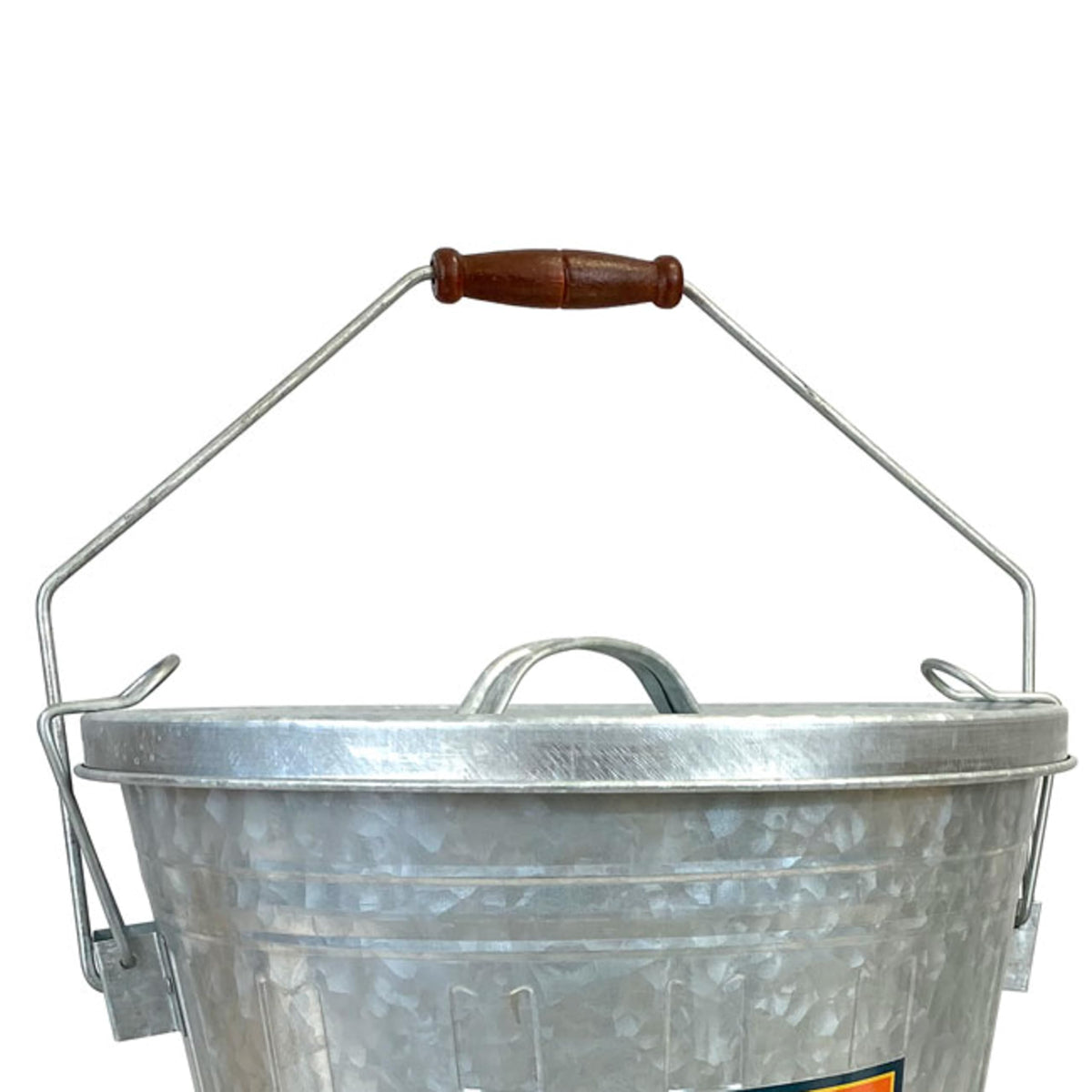 Galvanized Steel Bird Seed Storage Bucket Bin with Scoop I815