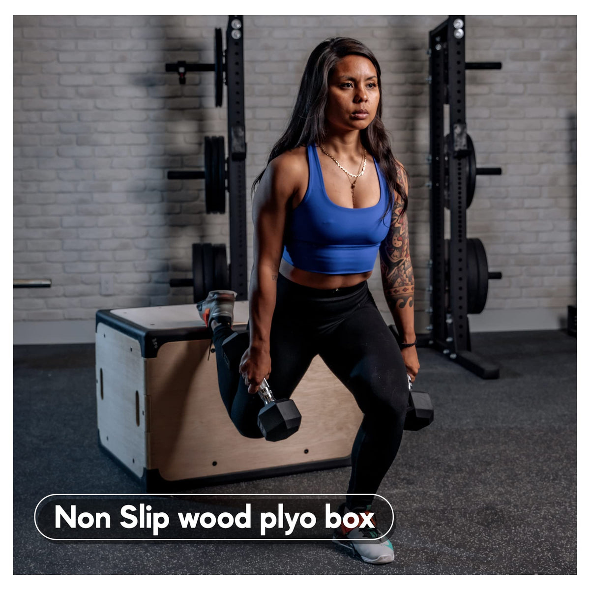 3 in 1 Foam and Wood Plyometric Box V308