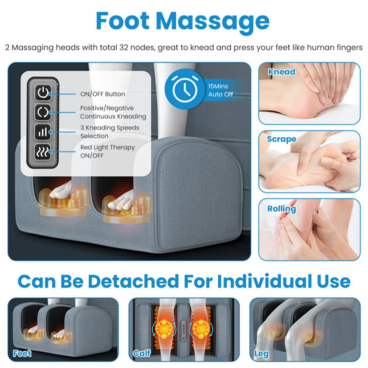 Full Body Massage Mat with Heat V19915