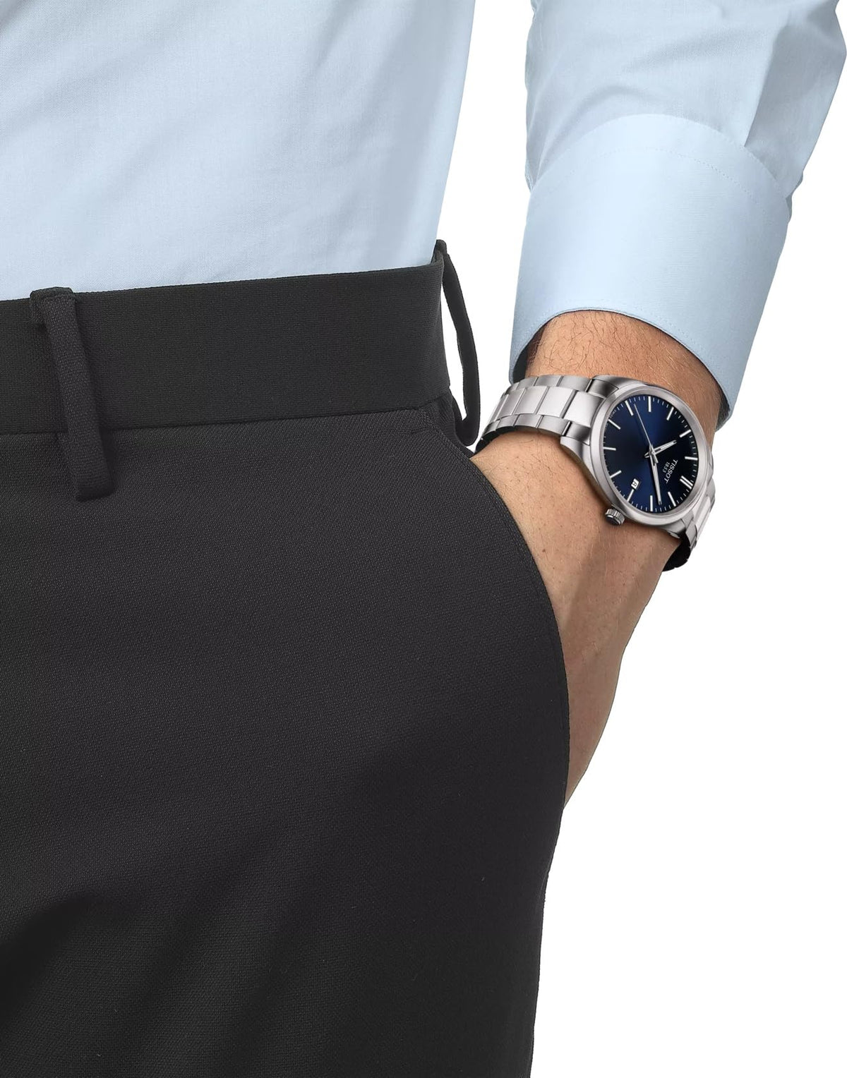 40mm Blue Dial Swiss Quartz Watch H9735