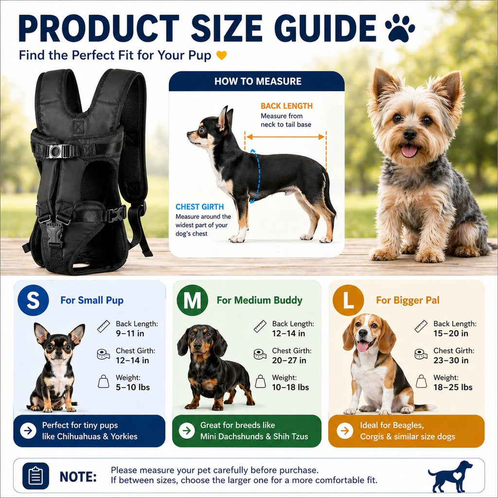 Legs Out Front Pet Carrier Backpack for Small Medium Dogs Cats up to 25lbs H592
