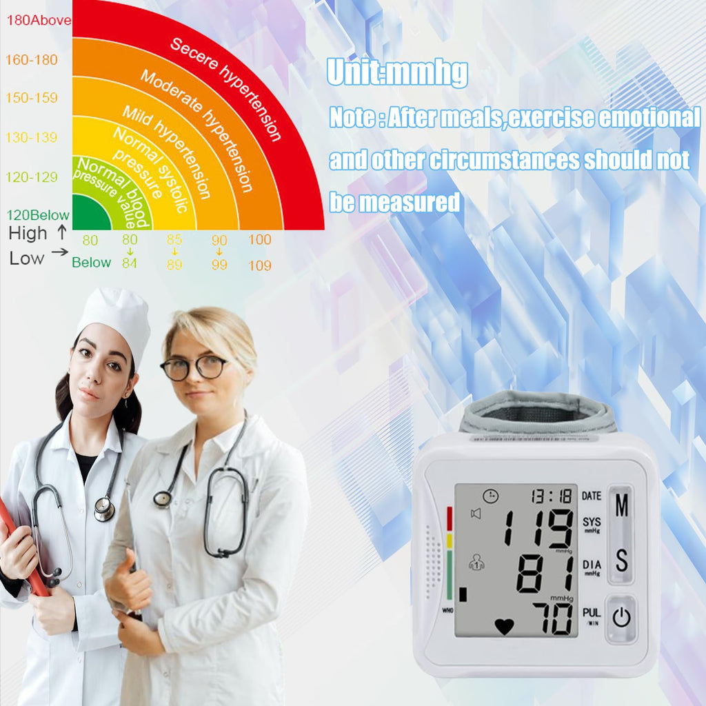 Wrist Blood Pressure Monitor with Carrying Case G52043