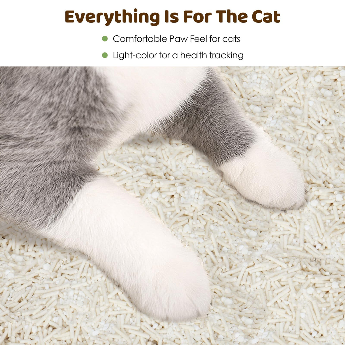 Non-Stick Bottom Tofu Cassava Cat Litter 2Pack 18Lb S841732