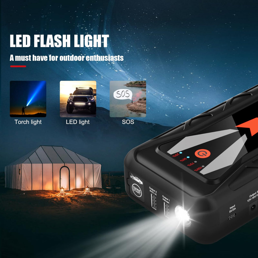 12V Car Jump Starter, 16800mAh V135278