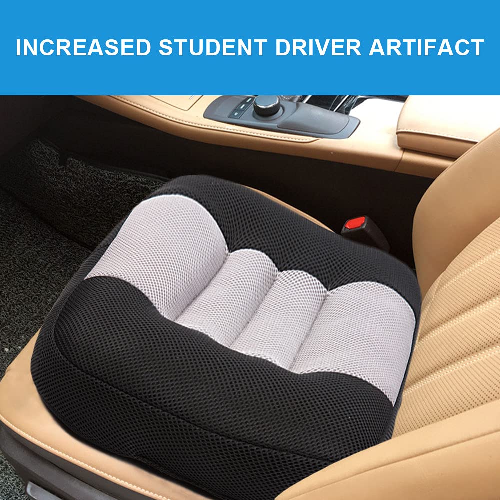 Black Breathable Mesh Car Booster Seat Cushion C199601