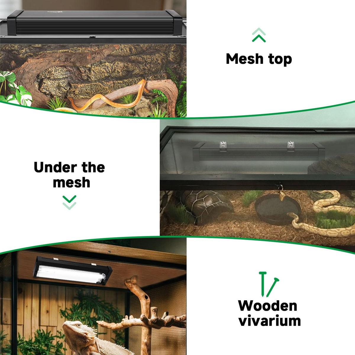8W UVB Reptile Light Fixture Kit N703