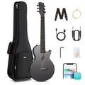 Carbon Fiber 35-Inch Smart Acoustic-Electric Travel Guitar D1292