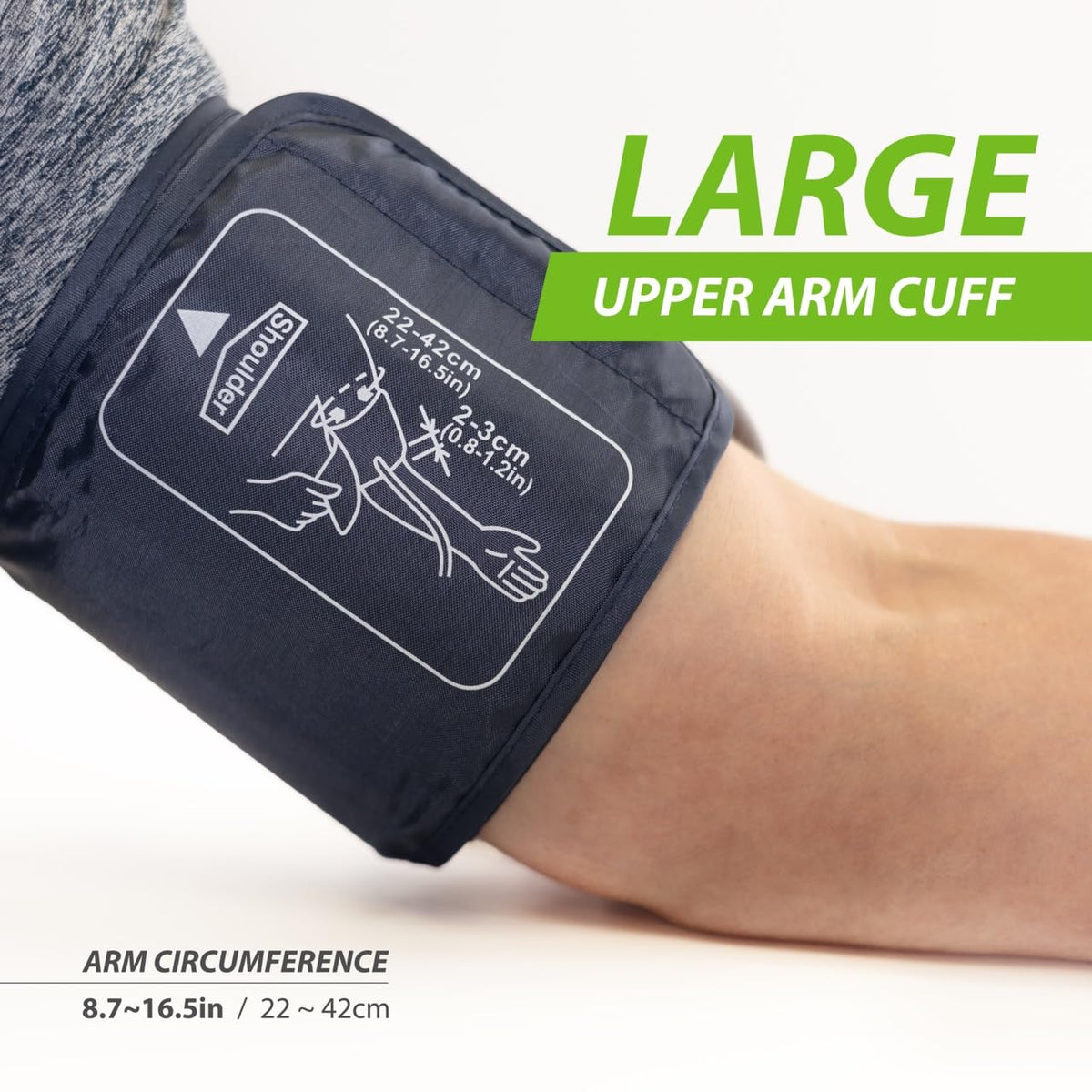 Upper Arm Blood Pressure Monitor with Arm Cuff O65247