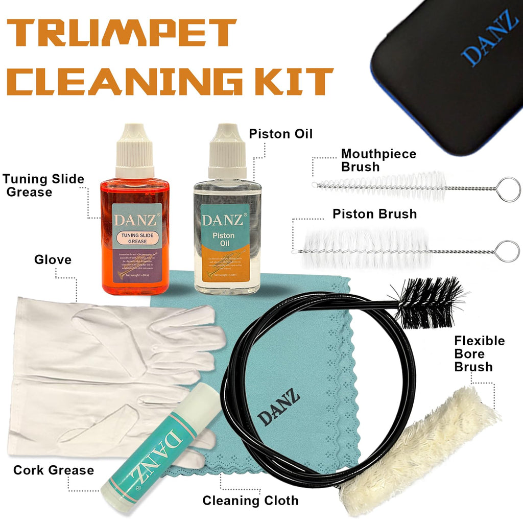 Trumpet Cleaning Kit with Storage Box E45156