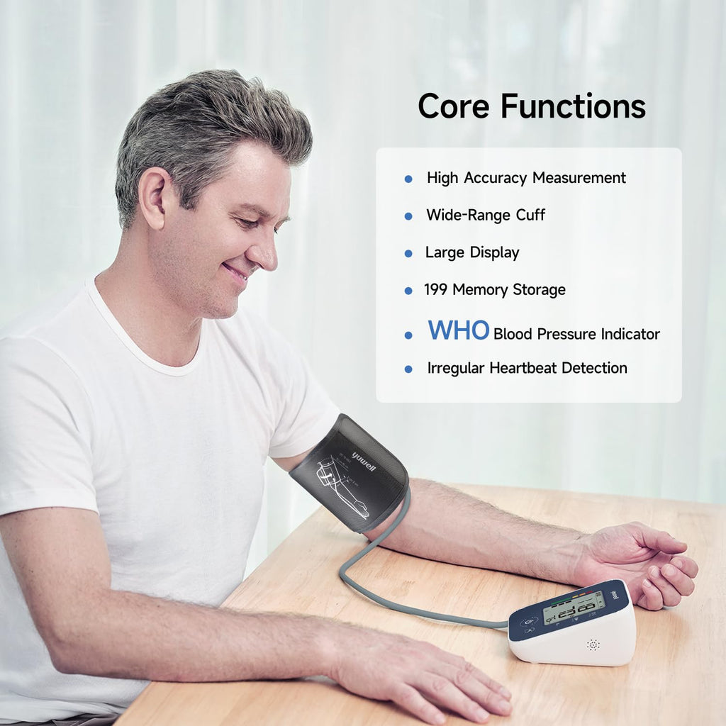 Automatic Upper Arm Blood Pressure Monitor with Adjustable Cuff G92949